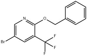 2-(Benzyloxy)-5-bromo-3-(trifluoromethyl)pyridine Struktur