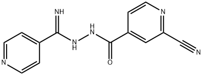 2-Cyano-N'-(imino(pyridin-4-yl)methyl)isonicotinohydrazide|2-CYANO-N'-(IMINO(PYRIDIN-4-YL)METHYL)ISONICOTINOHYDRAZIDE