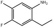 2-Ethyl-4,5-difluoroaniline Struktur