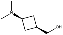 [cis-3-(dimethylamino)cyclobutyl]methanol Struktur