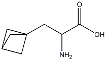 2-amino-3-{bicyclo[1.1.1]pentan-1-yl}propanoic acid Struktur