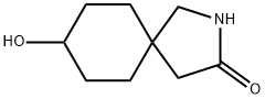 8-hydroxy-2-azaspiro[4.5]decan-3-one Struktur