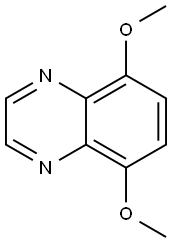 5,8-dimethoxyquinoxaline Struktur