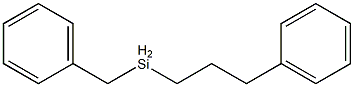 benzyl(3-phenylpropyl)silane Struktur