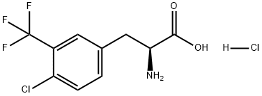 Phenylalanine, 4-chloro-3-(trifluoromethyl)-, hydrochloride (1:1)