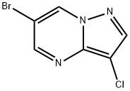 6-bromo-3-chloropyrazolo[1,5-a]pyrimidine Struktur