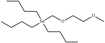 ((2-methoxyethoxy)methyl)tributylstannane Struktur