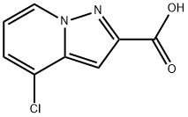 4-chloropyrazolo[1,5-a]pyridine-2-carboxylic acid Struktur