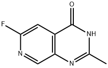 Pyrido[3,4-d]pyrimidin-4(3H)-one, 6-fluoro-2-methyl- Struktur