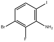 3-Bromo-2-fluoro-6-iodoaniline Struktur