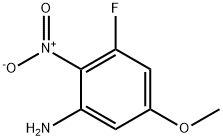 3-FLUORO-5-METHOXY-2-NITROBENZENEAMINE Struktur