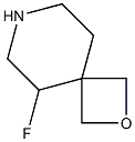 5-fluoro-2-oxa-7-azaspiro[3.5]nonane Struktur