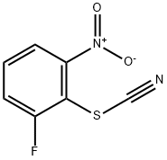 2-fluoro-6-nitrophenylthiocyanate Struktur