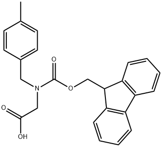 N-Fmoc-4-methylbenzyl-glycine Struktur