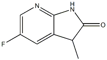 5-fluoro-3-methyl-1,3-dihydro-2H-pyrrolo[2,3-b]pyridin-2-one|5-氟-3-甲基-1H,2H,3H-吡咯并[2,3-B]吡啶-2-酮