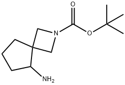 tert-butyl 5-amino-2-azaspiro[3.4]octane-2-carboxylate Struktur