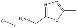 (5-methyl-1,3-oxazol-2-yl)methanamine hydrochloride Struktur