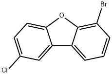 6-Bromo-2-chlorodibenzo[b,d]furan Struktur