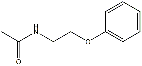 N-(2-PHENOXYETHYL)ACETAMIDE 結(jié)構(gòu)式