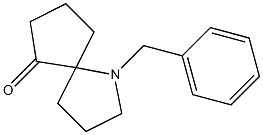 1-benzyl-1-azaspiro[4.4]nonan-6-one Struktur