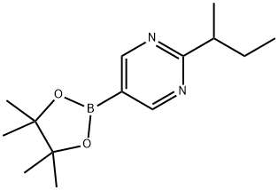 2-(sec-Butyl)pyrimidine-5-boronic acid pinacol ester Struktur