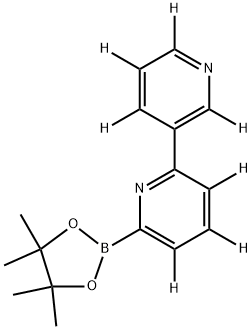 [6-(3-Pyridyl)pyridine-d7]-2-boronic acid pinacol ester Struktur