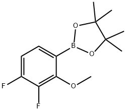 3,4-Difluoro-2-methoxyphenylboronic acid pinacol ester Struktur