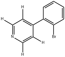 4-(2-bromophenyl)pyridine-2,3,5,6-d4 Struktur