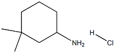 3,3-dimethylcyclohexan-1-amine hydrochloride Struktur