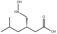 Hexanoic acid, 3-[(hydroxyamino)methyl]-5-methyl-, (3S)- Struktur