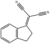 2-(2,3-Dihydro-1H-inden-1-ylidene)malononitrile Struktur