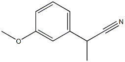 2-(3-methoxyphenyl)propanenitrile Struktur