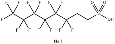 Sodium 1H,1H,2H,2H-perfluorooctanesulfonate Struktur