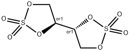 (4R)-4-[(4S)-2,2-dioxo-1,3,2lambda6-dioxathiolan-4-yl]-1,3,2lambda6-dioxathiolane-2,2-dione Struktur