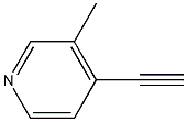 4-ethynyl-3-methylpyridine Struktur