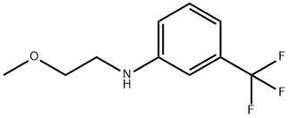 N-(2-methoxyethyl)-3-(trifluoromethyl)aniline Struktur