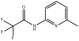 2,2,2-Trifluoro-N-(6-methyl-pyridin-2-yl)-acetamide Struktur