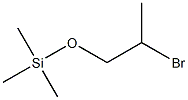 (2-bromopropoxy)trimethylsilane Struktur