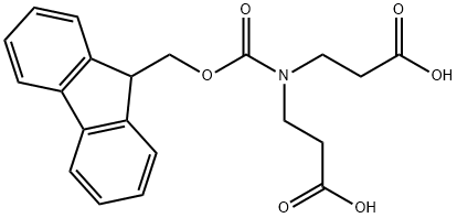 Fmoc-iminodipropionic acid Struktur