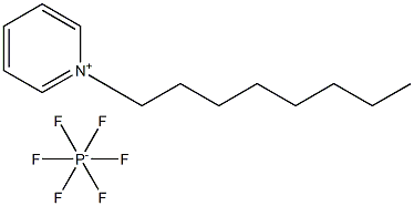 1-OCTYLPYRIDINIUM HEXAFLUOROPHOSPHATE Struktur