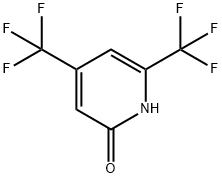 2(1H)-Pyridinone, 4,6-bis(trifluoromethyl)- Struktur