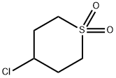 4-Chlorotetrahydro-2H-thiopyran 1,1-dioxide Struktur