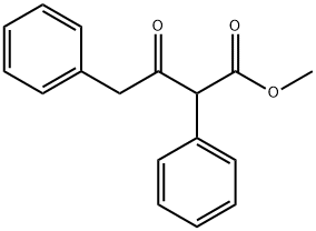 2,4-Diphenyl-3-oxobutyric acid methyl ester Struktur