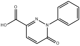 6-OXO-1-PHENYL-1,6-DIHYDROPYRIDAZINE-3-CARBOXYLIC ACID Struktur