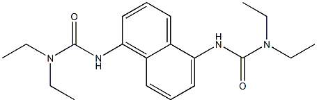 3,3'-(1,5-NAPHTHALENEDIYL)BIS(1,1-DIETHYLUREA) Struktur