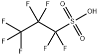 1-Propanesulfonic acid, 1,1,2,2,3,3,3-heptafluoro- Struktur