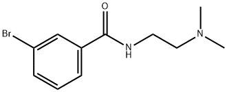 3-bromo-N-[2-(dimethylamino)ethyl]benzamide Structure