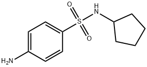 4-amino-N-cyclopentylbenzenesulfonamide Struktur