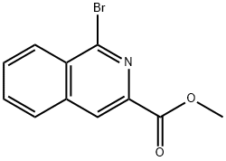 1-溴異喹啉-3-羧酸甲酯, 439614-62-7, 結(jié)構(gòu)式