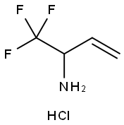 1,1,1-TRIFLUOROBUT-3-EN-2-AMINE HCl Struktur